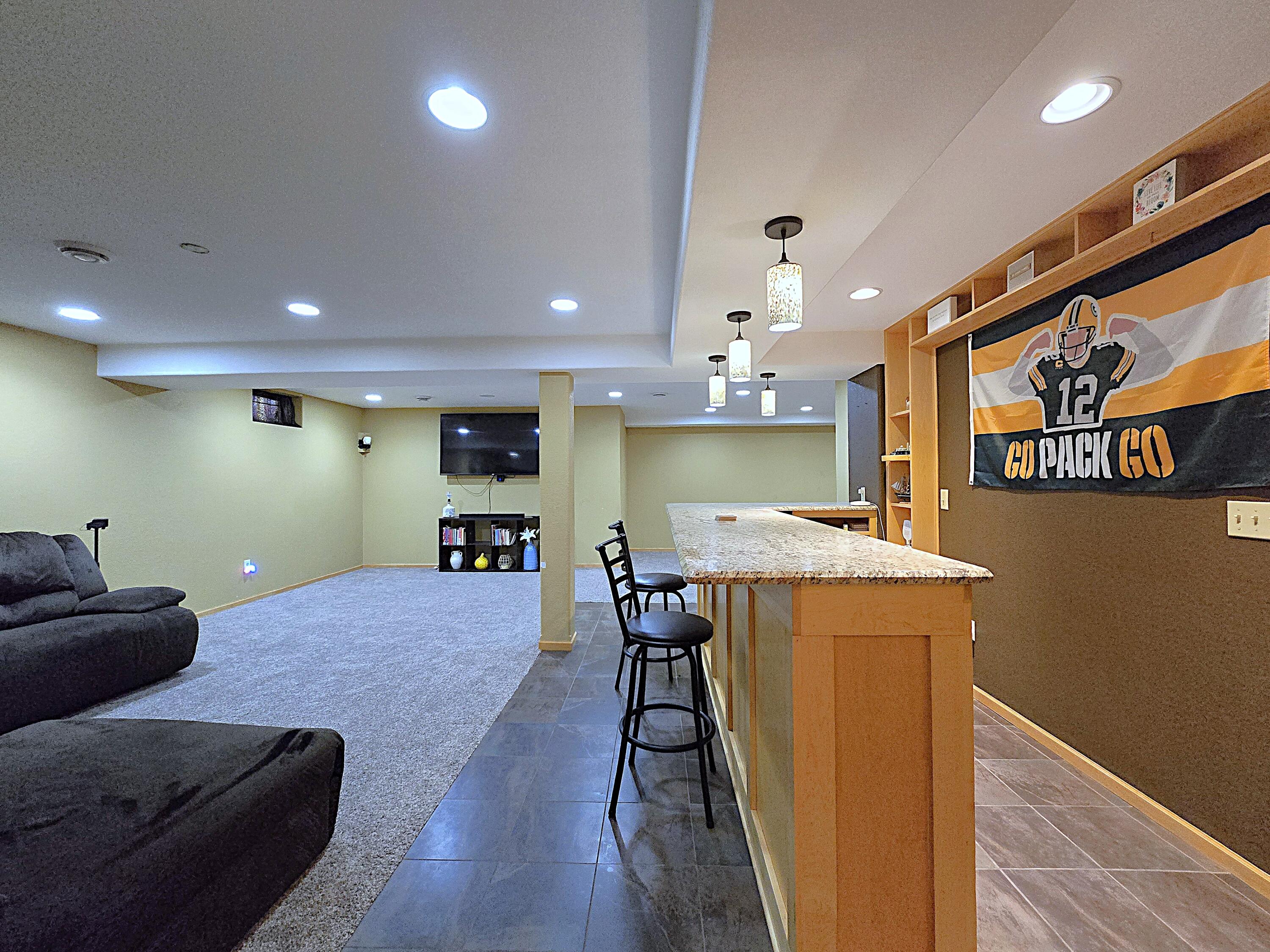 9729 West Prairie Grass Way Franklin, WI 53132 - Photo 56 of 73 Rec Room and Bar