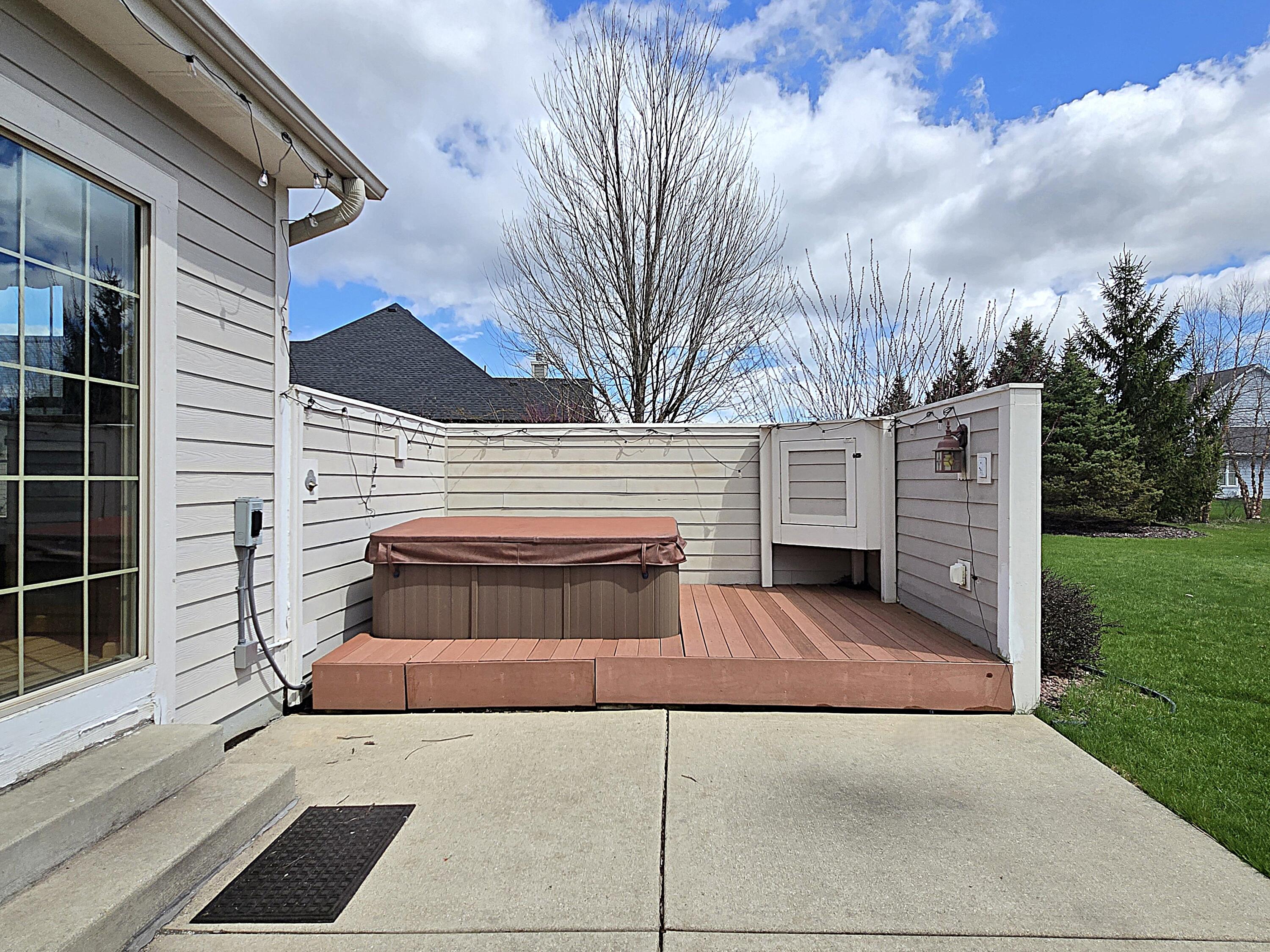 9729 West Prairie Grass Way Franklin, WI 53132 - Photo 69 of 73 Hot Tub and Patio