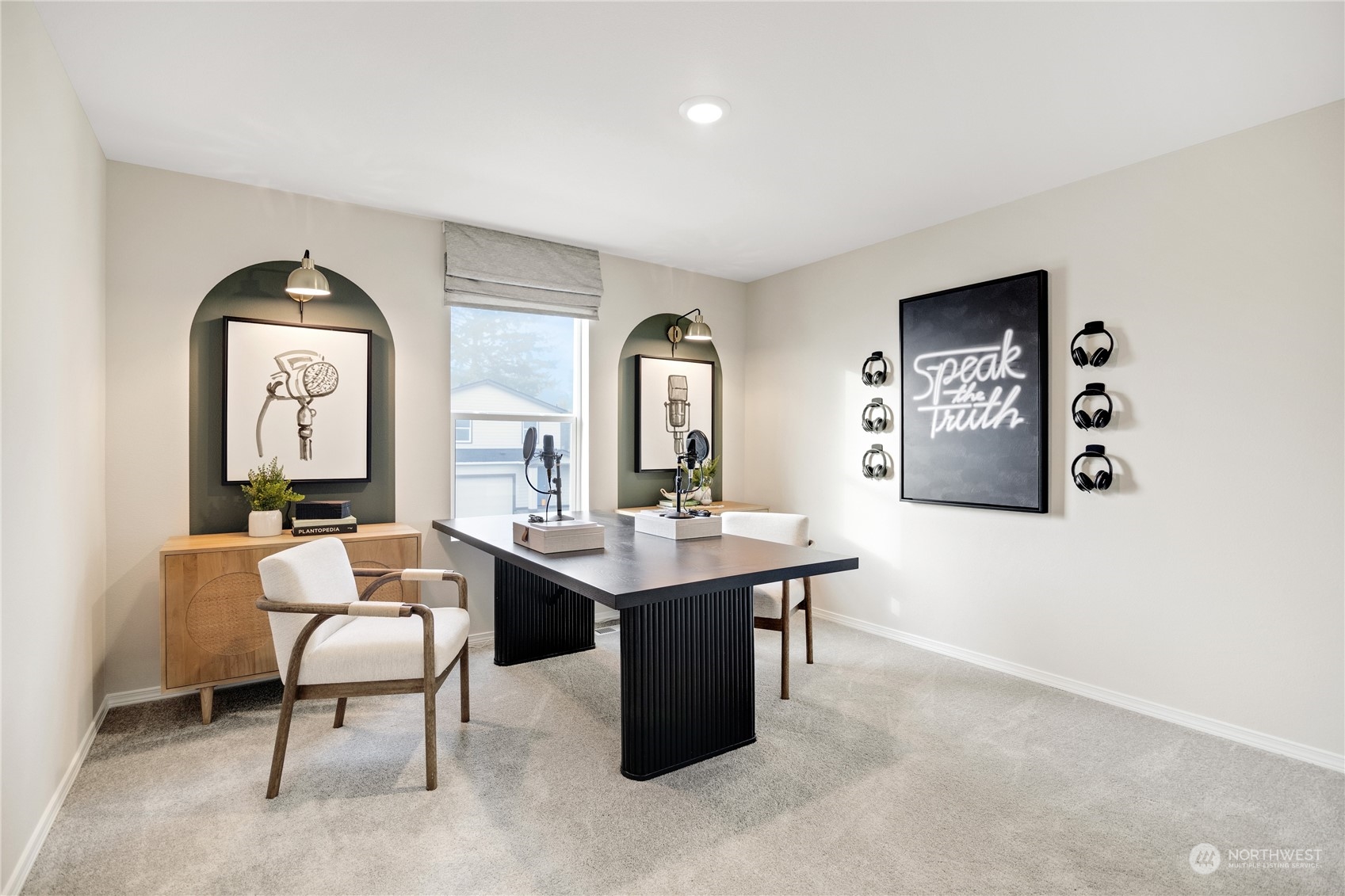 13929 197th Street East, Unit 247 Graham, WA 98338 - Photo 13 of 18 a room with a table chairs and a large window