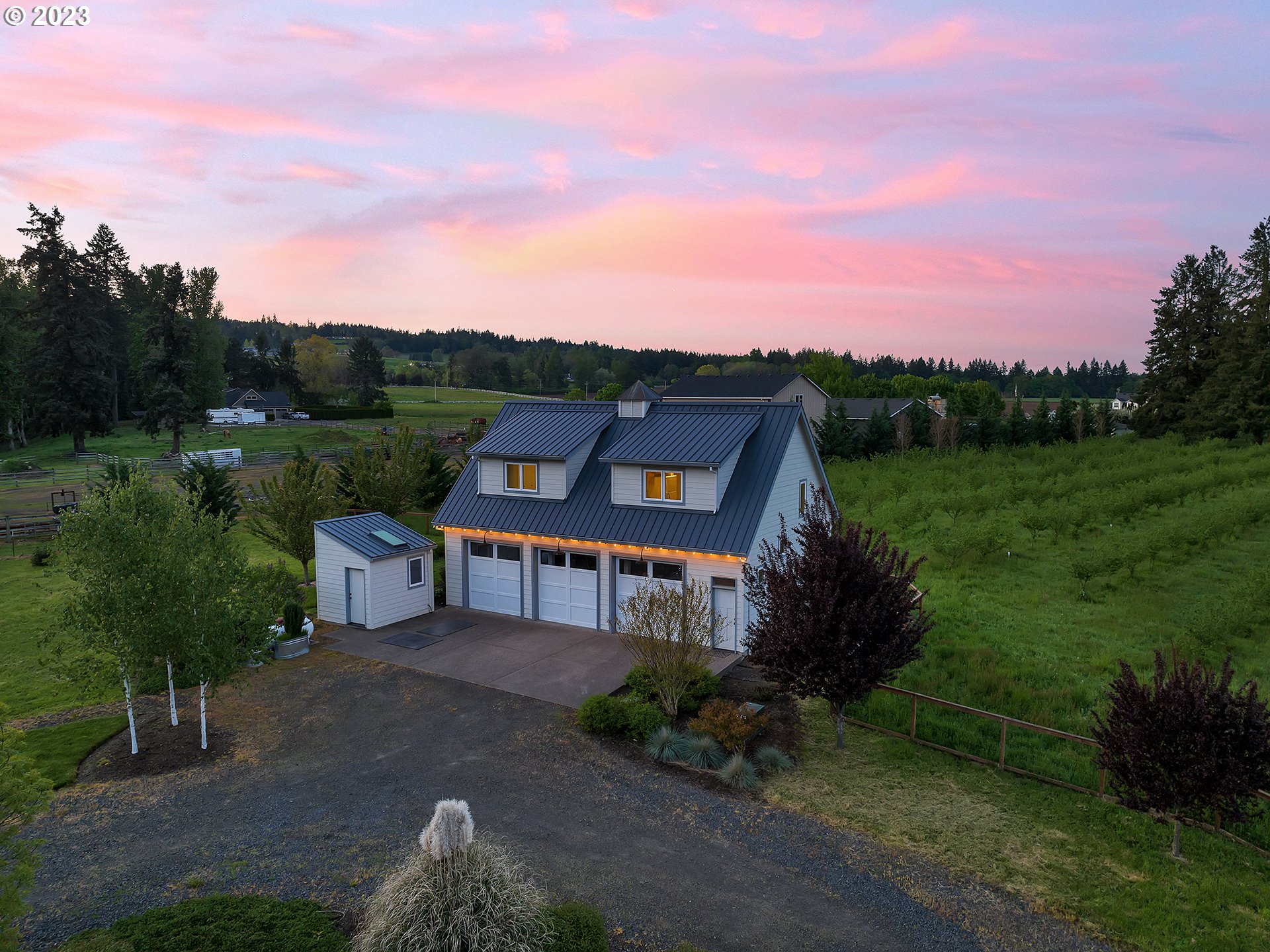 16939 Southwest Wilsonville Road Wilsonville, OR 97070 - Photo 31 of 43 a view of a house with a yard