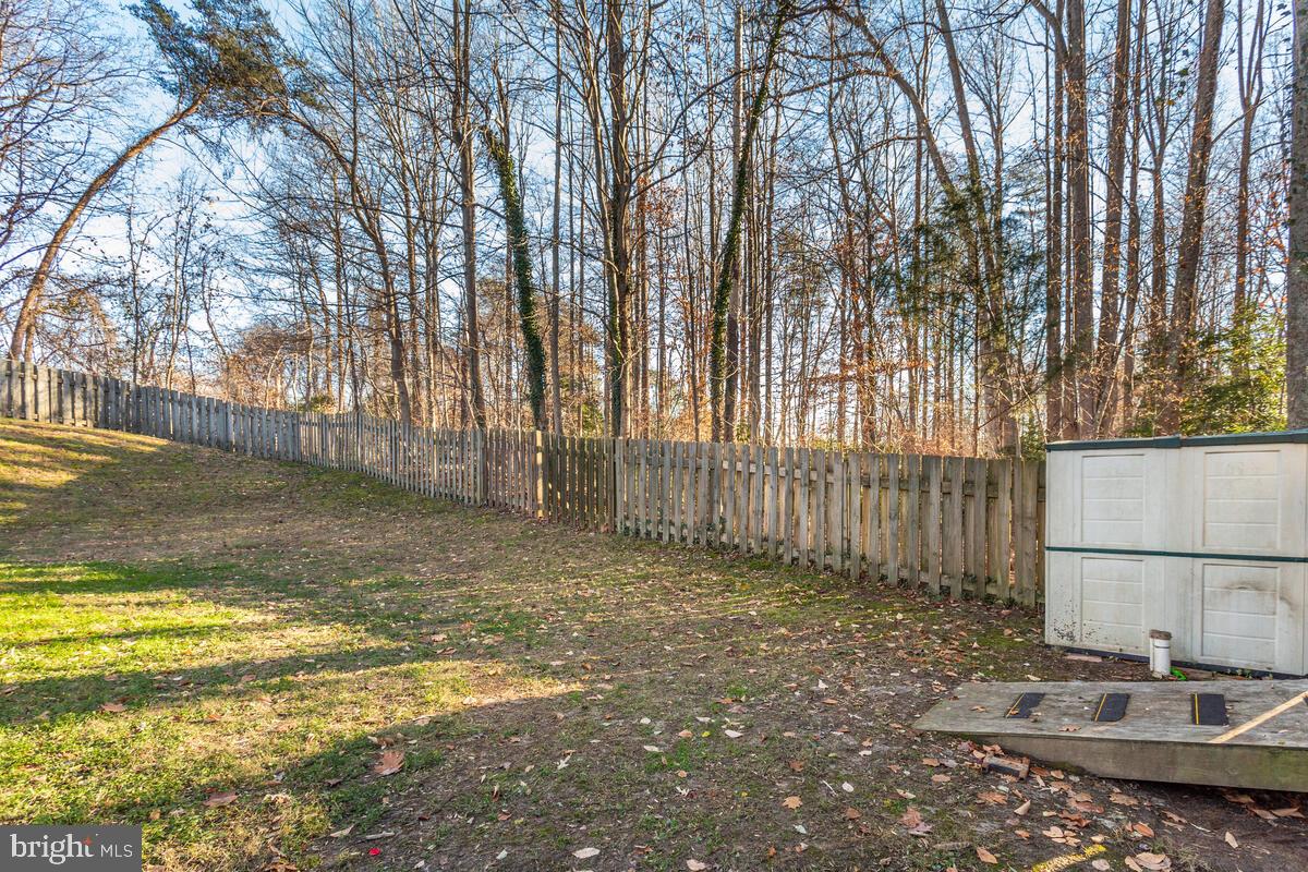 1181 Dares Beach Road Prince Frederick, MD 20678 - Photo 30 of 31 large fenced-In backyard