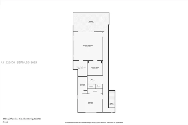 $2,535,000 | 81 South Royal Poinciana Boulevard, Miami Springs, FL 33166