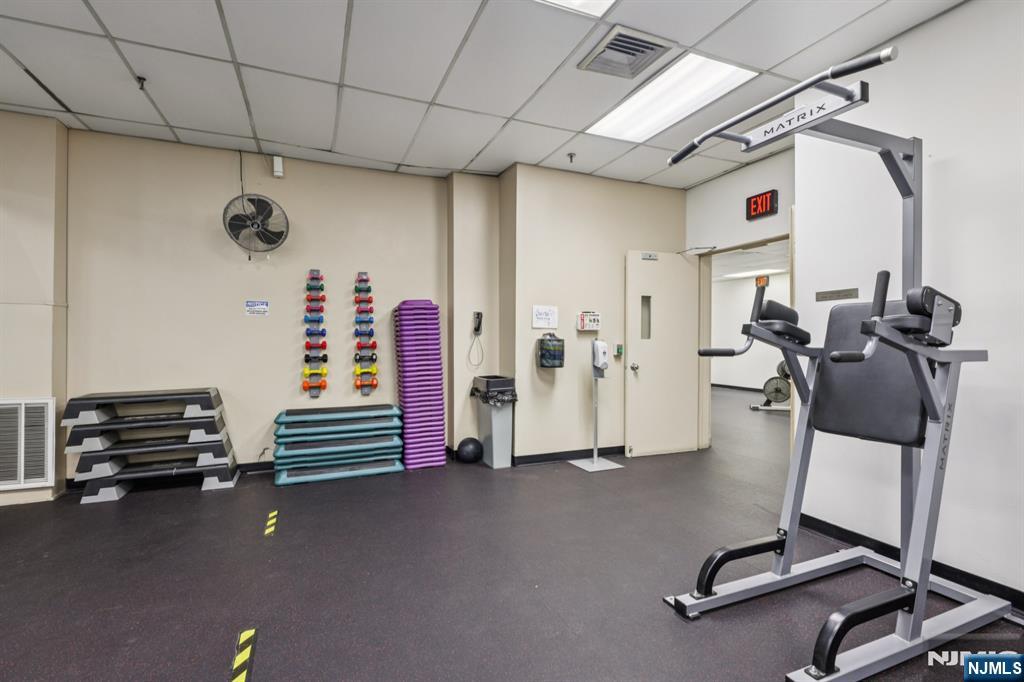 111 Mulberry Street, Unit 2V Newark, NJ 07102 - Photo 26 of 27 a view of a room with gym equipment
