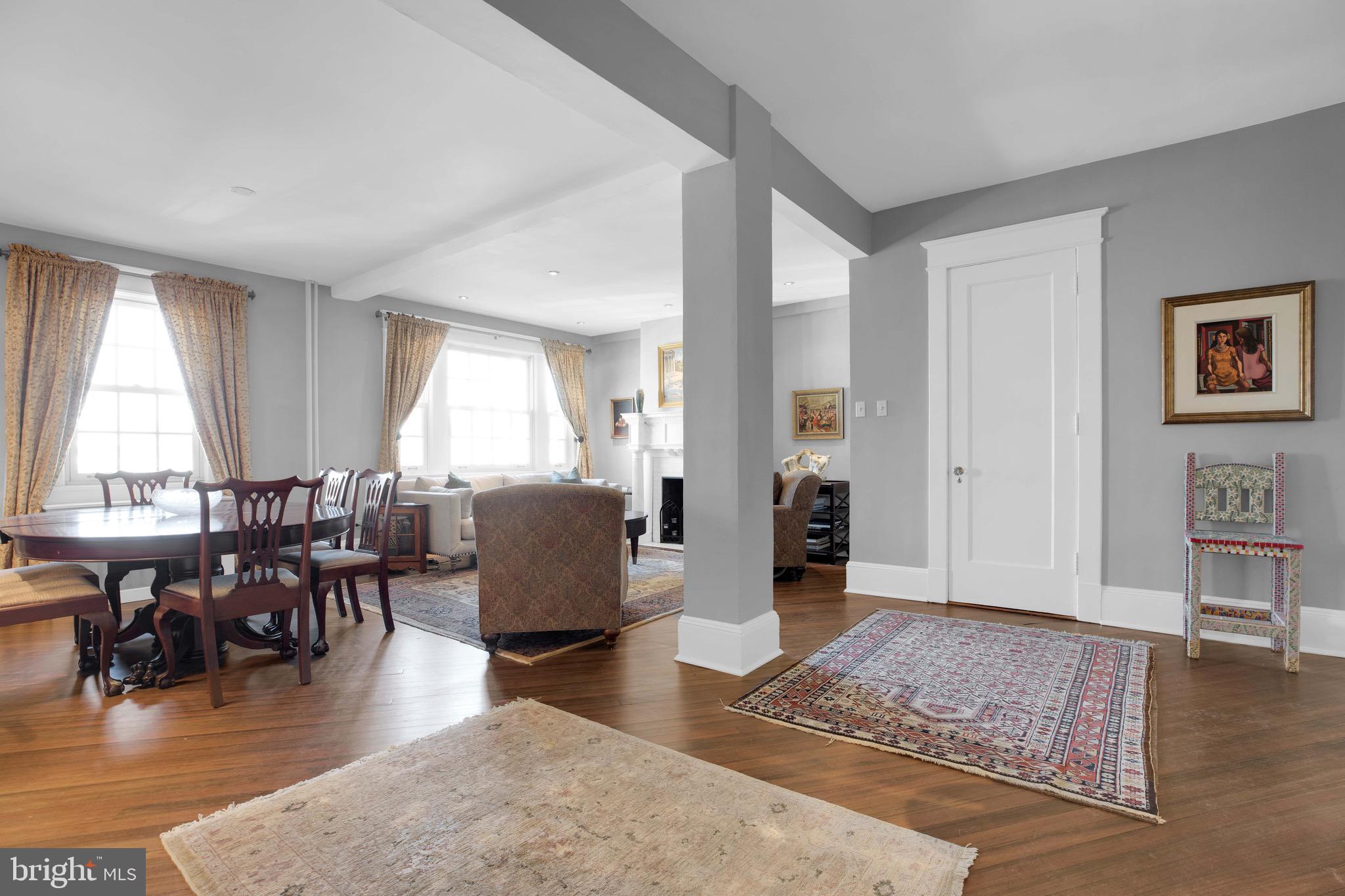1736 Columbia Road Northwest, Unit 301 Washington, DC 20009 - Photo 4 of 68 Gracious space gives a feel of a SF home