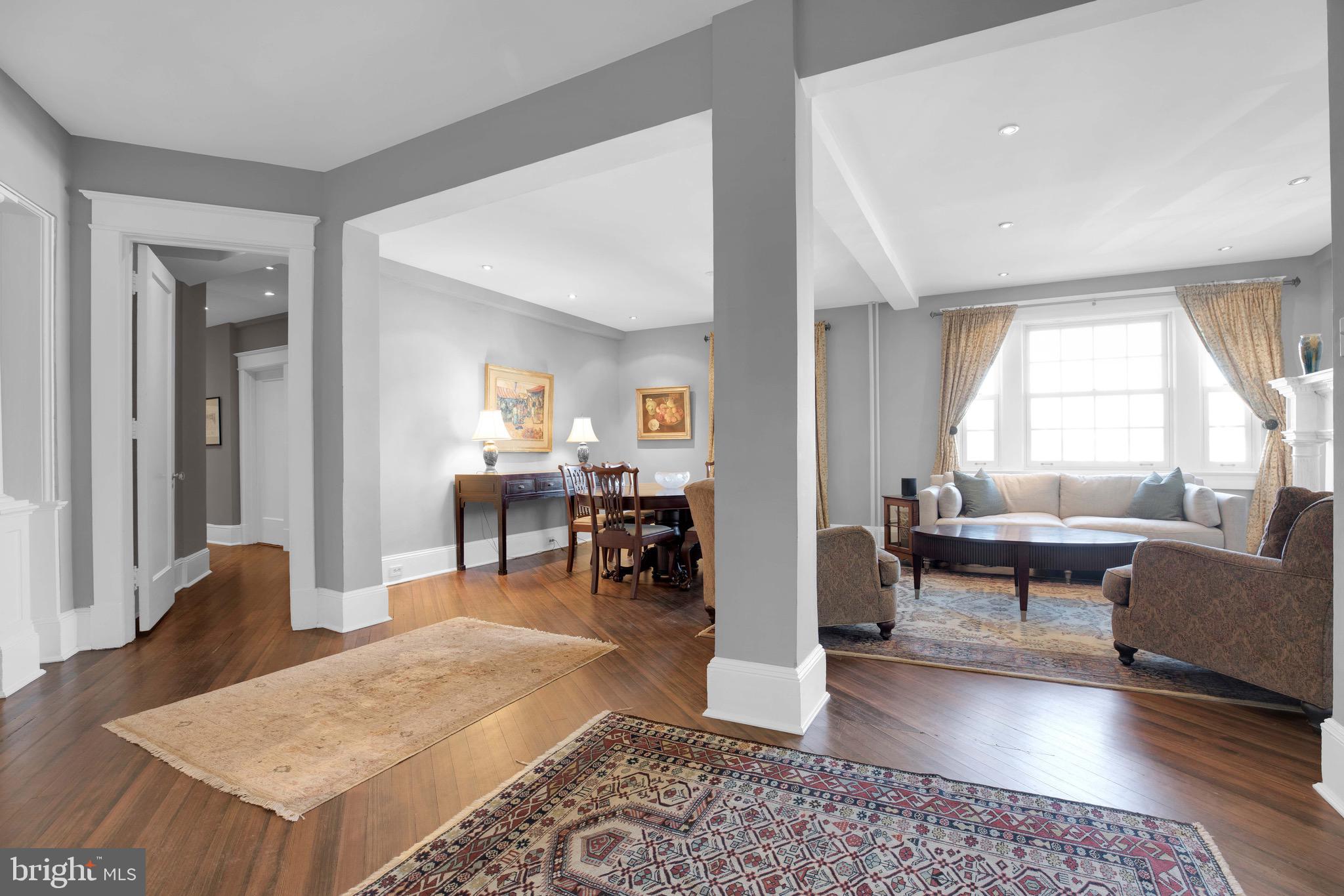 1736 Columbia Road Northwest, Unit 301 Washington, DC 20009 - Photo 6 of 68 Wide open space gives a feel of a NY style apt.