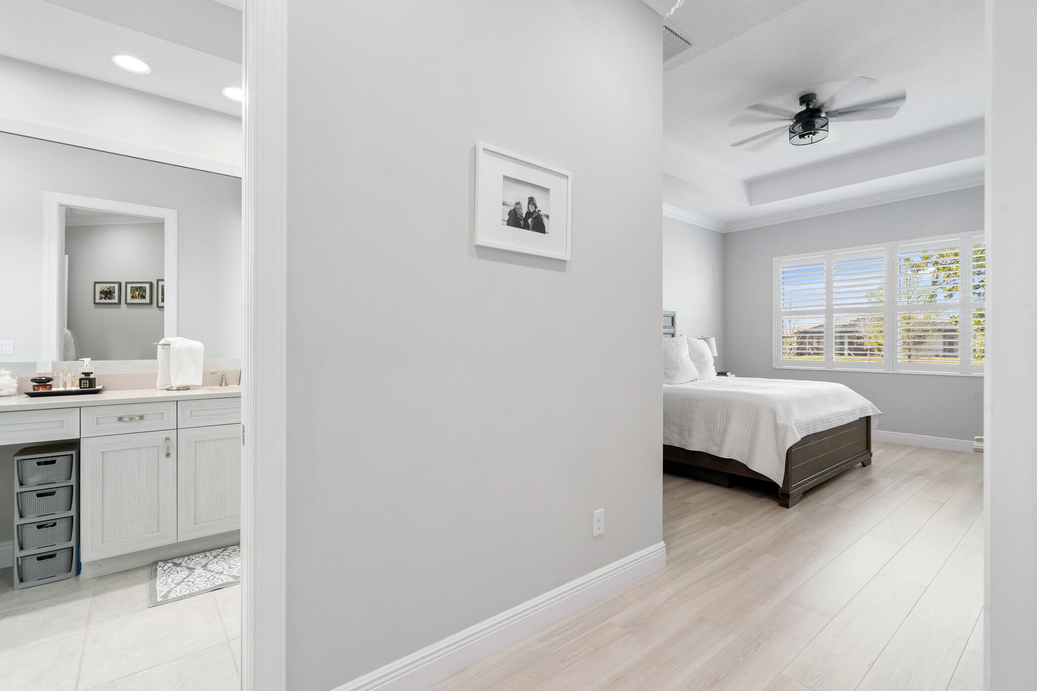 Undisclosed Address Vero Beach, FL 32967 - Photo 18 of 35 a spacious bedroom with a bed and a table