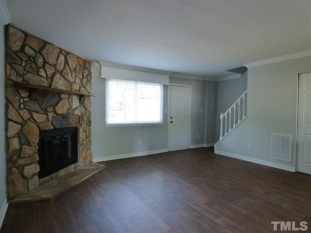 7725 Kingsberry Court Raleigh, NC 27615 - Photo 3 of 8 Wood Burning Fireplace