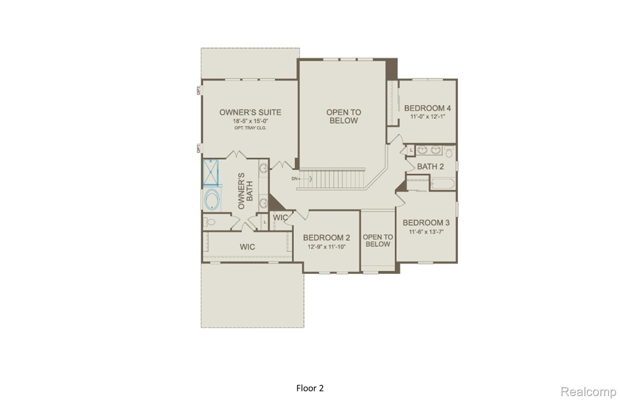 6450 Tarr Road Ypsilanti, MI 48197 - Photo 26 of 26 Floorplan - Second Floor