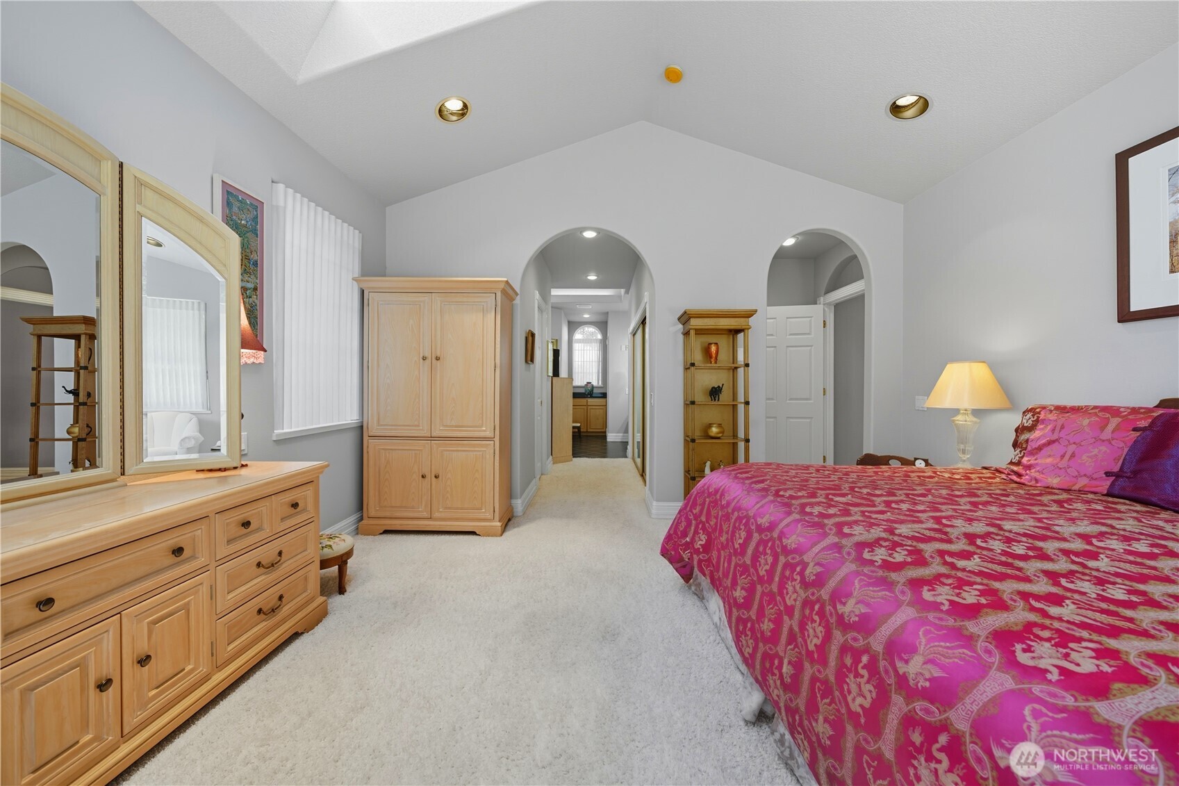 1629 Wheatcrest Road Walla Walla, WA 99362 - Photo 12 of 40 a spacious bedroom with a bed and a dresser