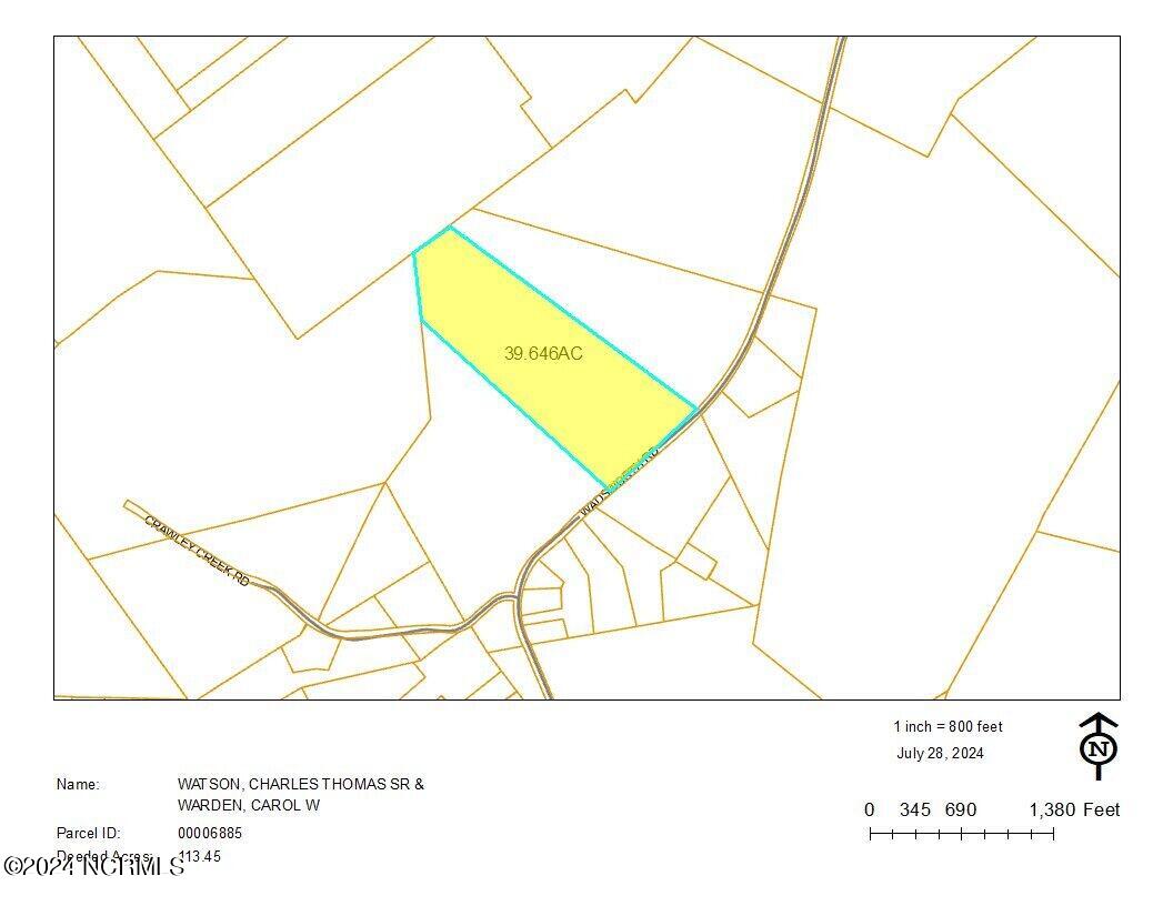 Tbd Wadsworth Road Carthage, NC 28327 - Photo 3 of 4 A portion has been sold