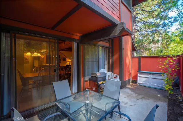 a outdoor space view with a sitting space