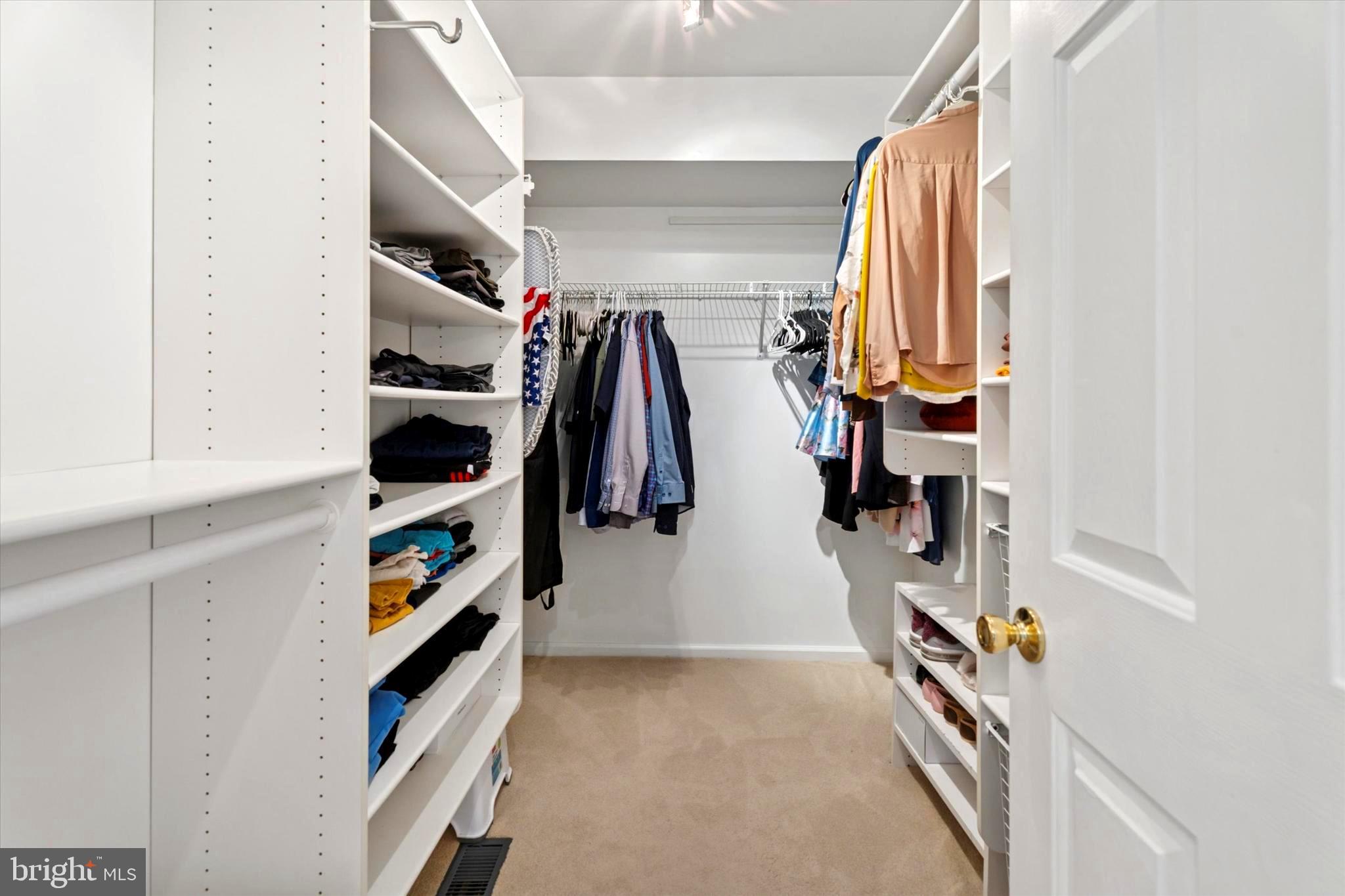 164 West Thompson Avenue Springfield, PA 19064 - Photo 15 of 28 a view of walk in closet with clothes and shoes