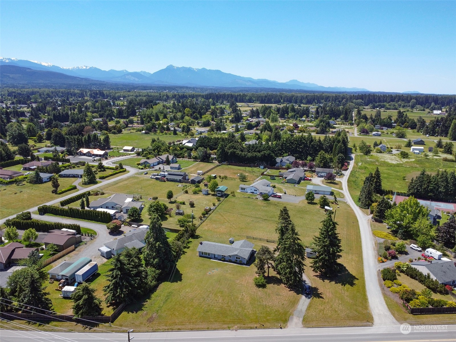 8944 Old Olympic Highway Sequim, WA 98382 - Photo 40 of 40 an aerial view of a city