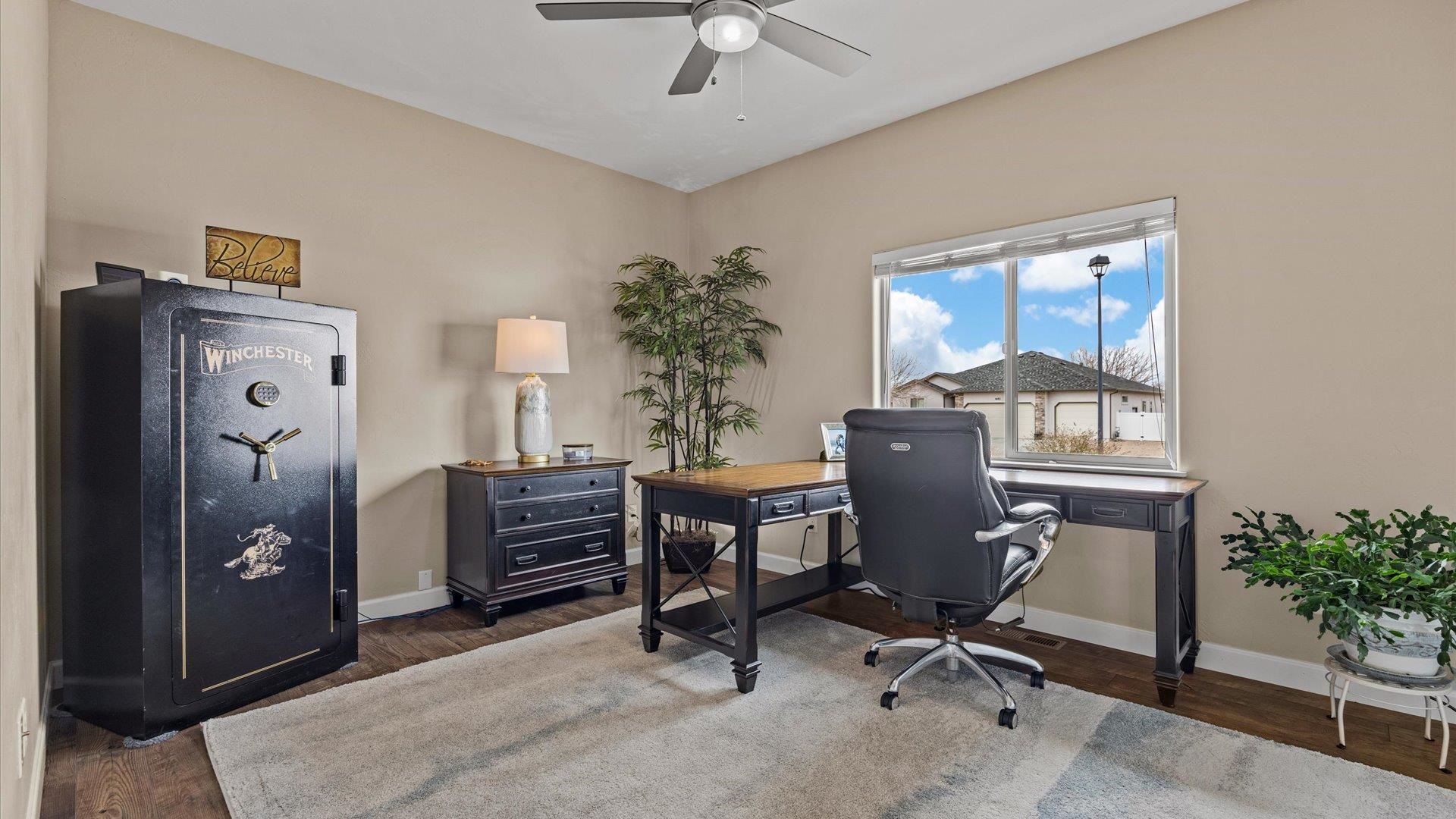 686 Beech Avenue Fruita, CO 81521 - Photo 26 of 33 a view of a workspace with furniture and a window