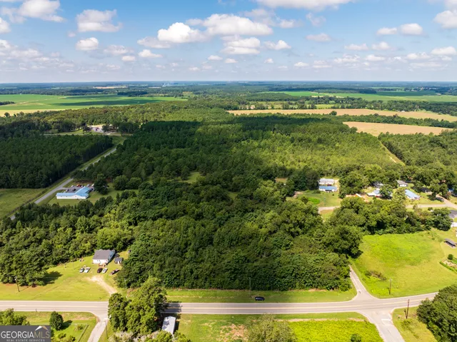 a view of yard with ocean view