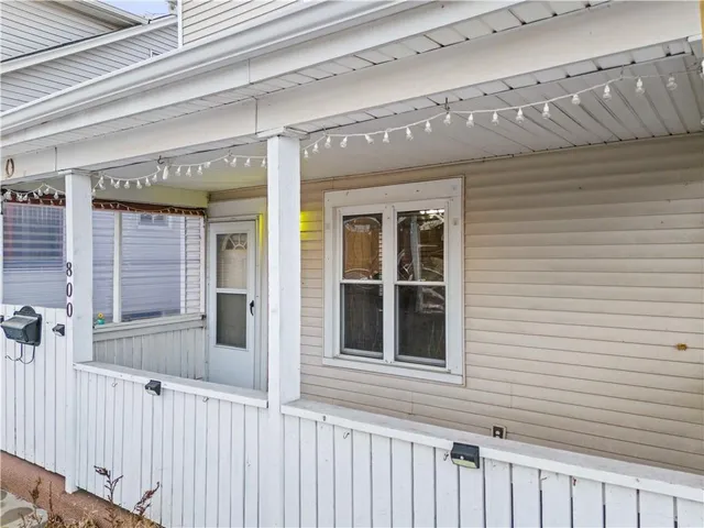 a view of front door