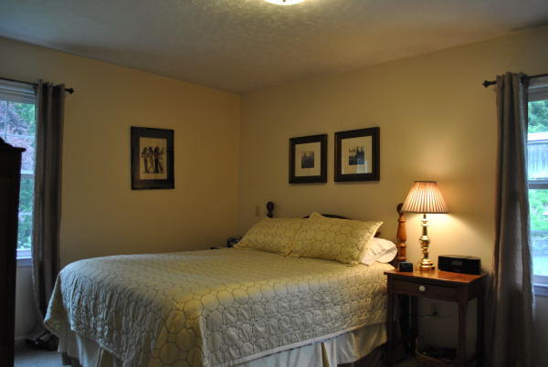 3467 Half Acre Of Rocks Road Elliston, VA 24087 - Photo 22 of 61 a bedroom with a bed and a lamp on table