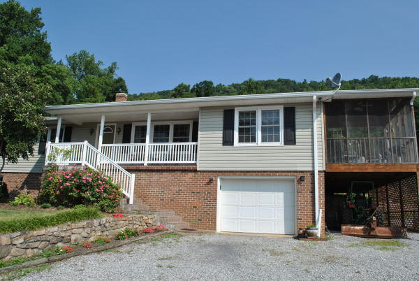 3467 Half Acre Of Rocks Road Elliston, VA 24087 - Photo 36 of 61 a view of a house with a yard and plants