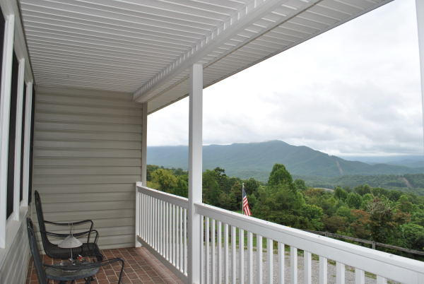 3467 Half Acre Of Rocks Road Elliston, VA 24087 - Photo 48 of 61 a view of a balcony with furniture