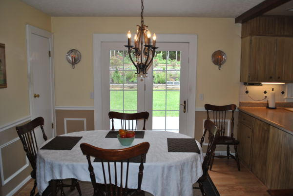 3467 Half Acre Of Rocks Road Elliston, VA 24087 - Photo 8 of 61 a view of a dining room with furniture window and outside view