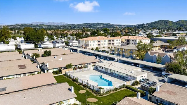 a view of a city from a terrace