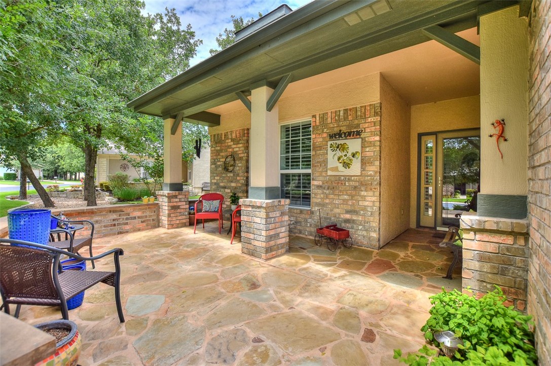 413 Monarch Trail Georgetown, TX 78633 - Photo 1 of 1 a view of a chairs and table in the patio