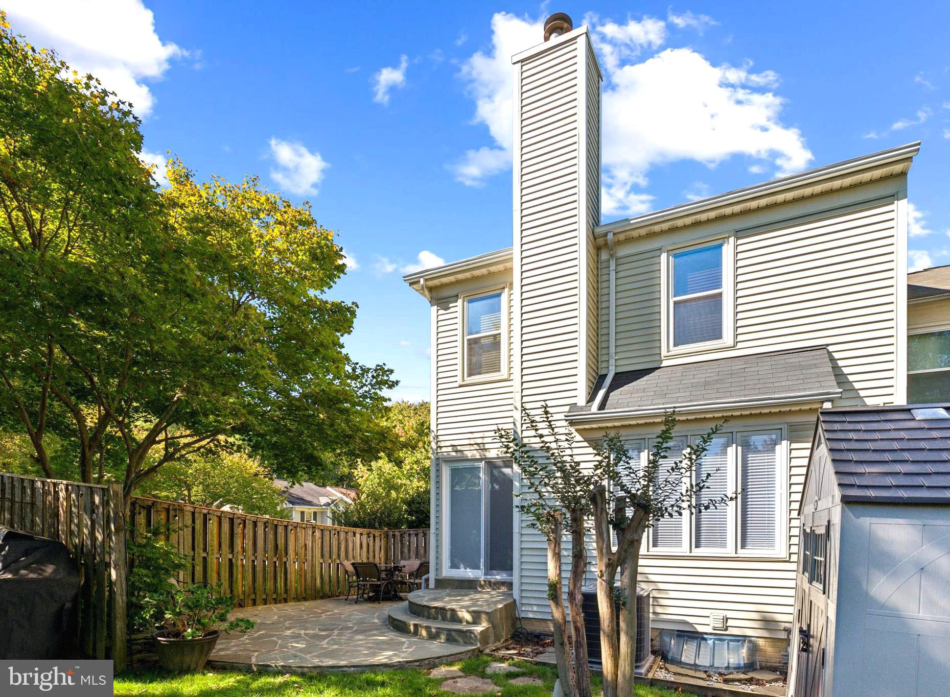 7299 Olde Lantern Way Springfield, VA 22152 - Photo 41 of 50 Wrap-around large slate patio