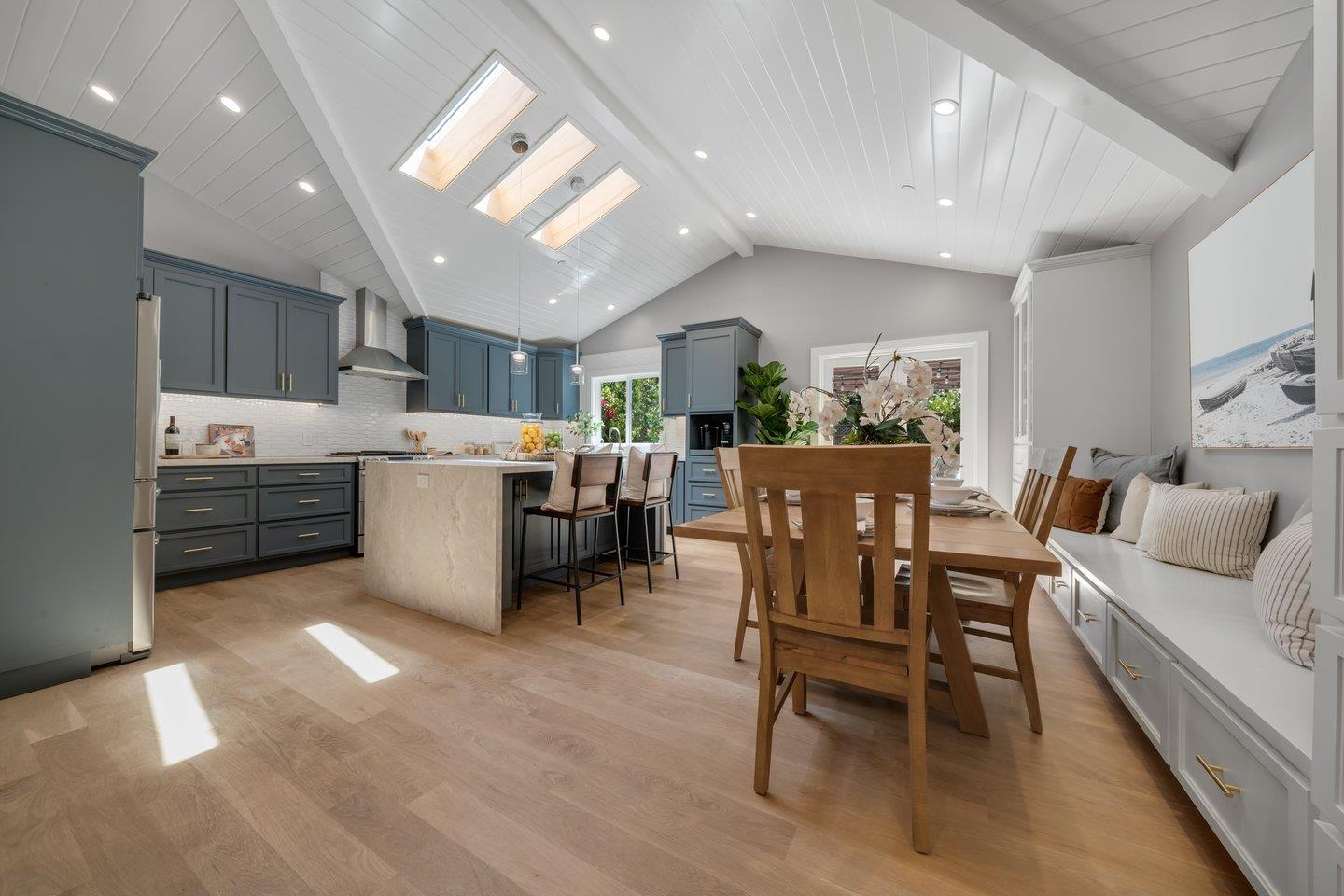 7 Del Monte Place San Mateo, CA 94403 - Photo 2 of 16 a living room with furniture and kitchen view