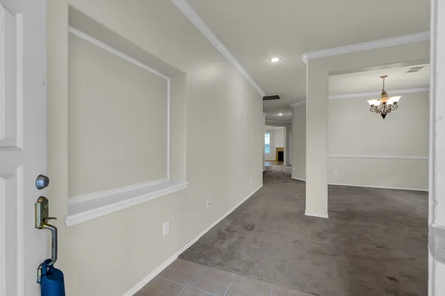 a view of empty room