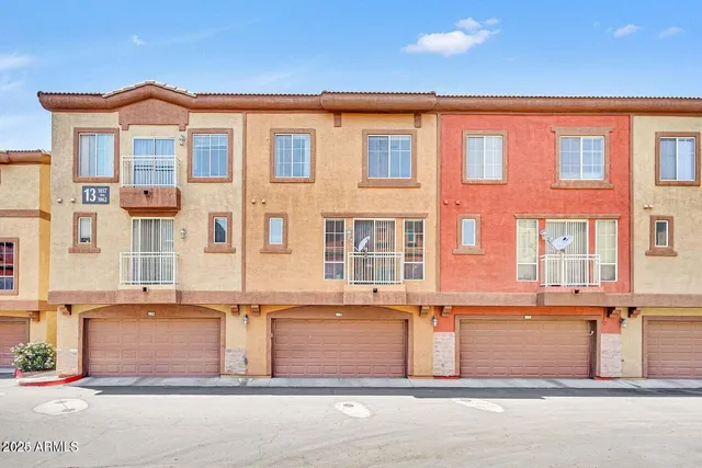 a front view of a building