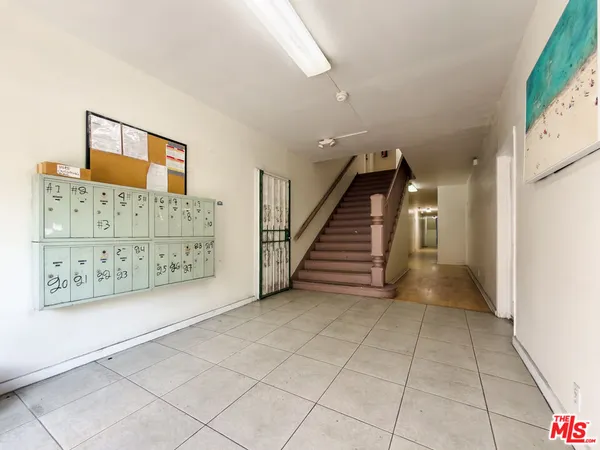 a view of entryway with stairs