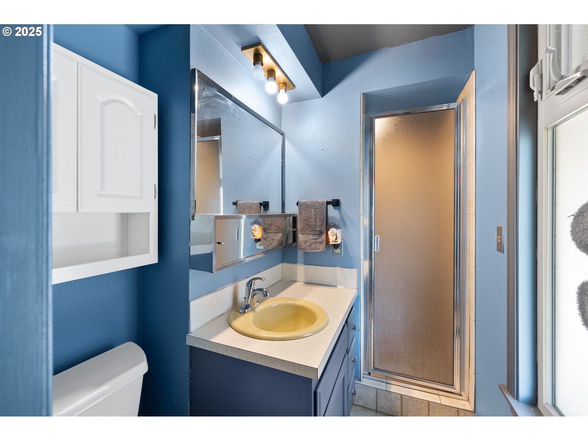 480 Northwest Norman Avenue Gresham, OR 97030 - Photo 19 of 40 a bathroom with a sink a mirror and a toilet