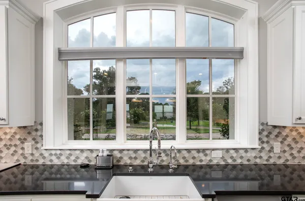 a view of a house that has a window