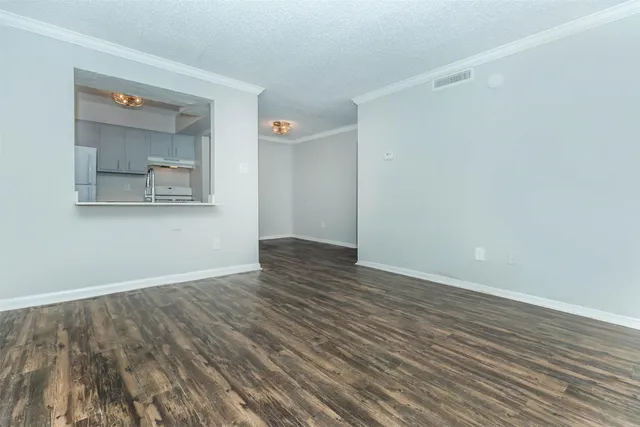 a view of wooden floor in a room