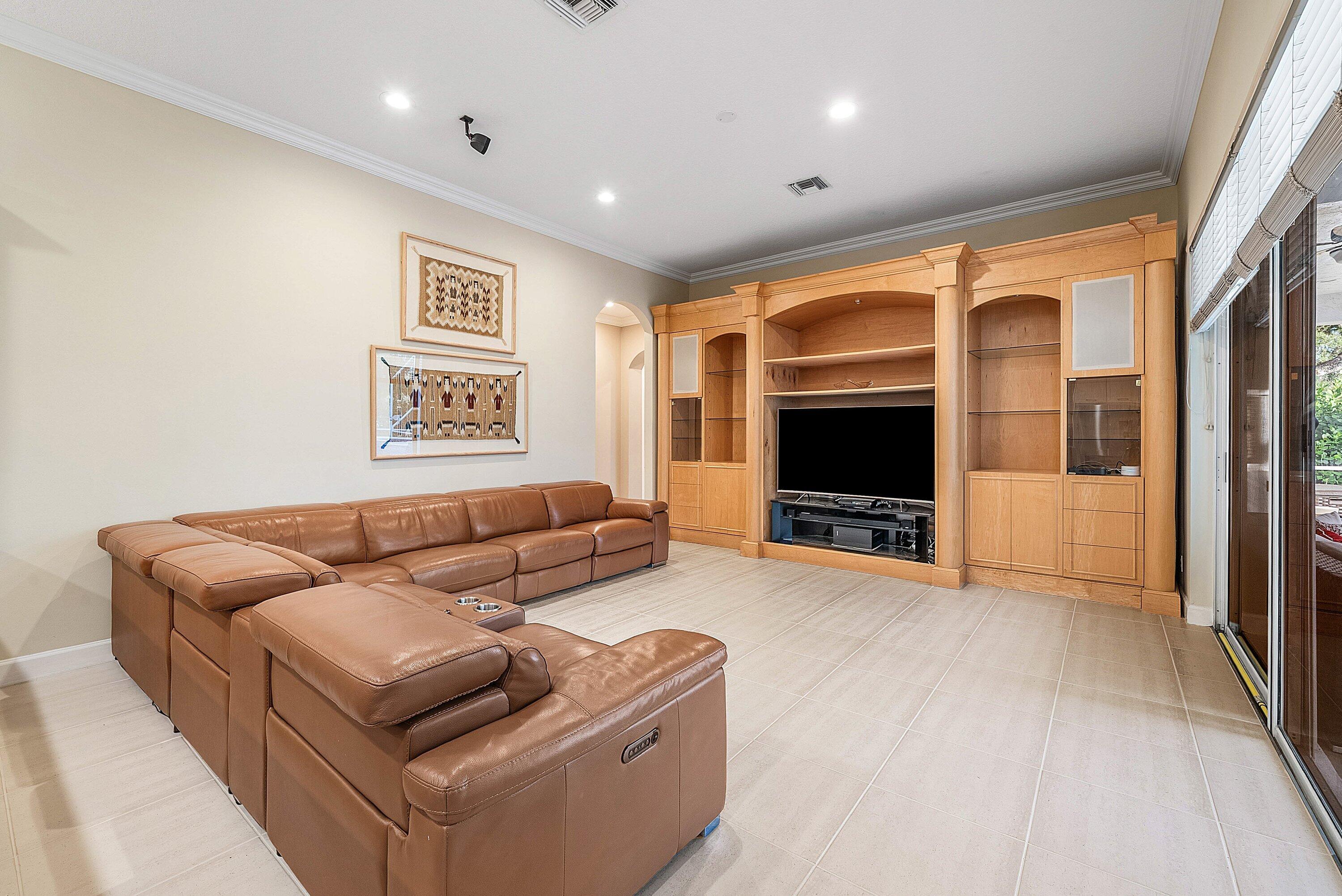 21374 Falls Ridge Way Boca Raton, FL 33428 - Photo 17 of 69 a living room with furniture and a fireplace