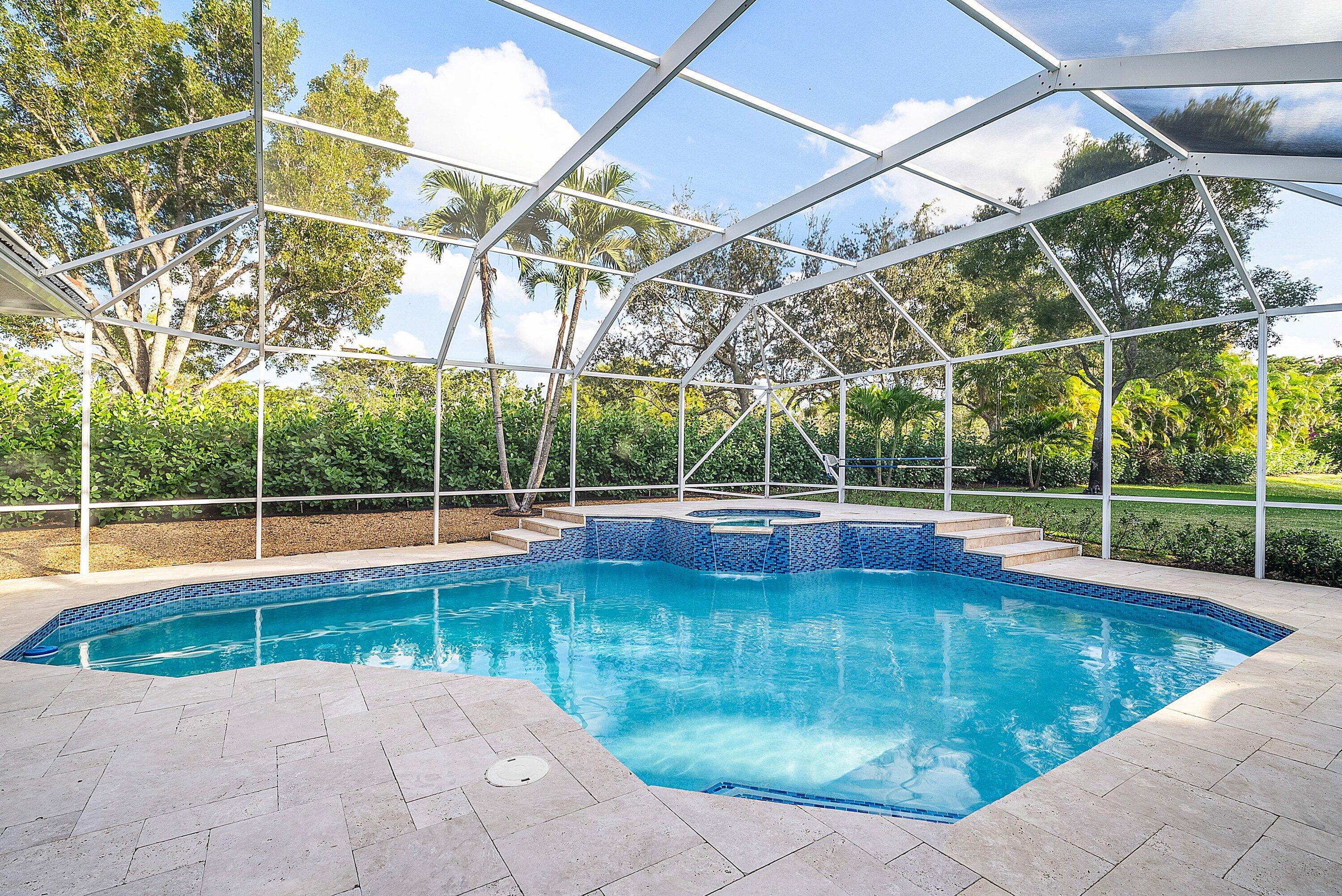 21374 Falls Ridge Way Boca Raton, FL 33428 - Photo 42 of 69 a view of a backyard with swimming pool