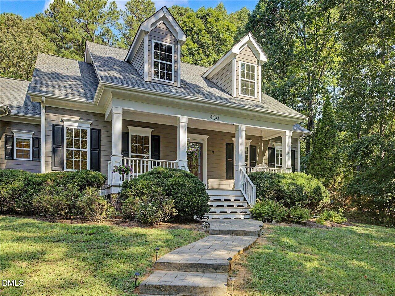 450 Ryan Road Pittsboro, NC 27312 - Photo 3 of 73 Front Exterior Walkway to Front Entry