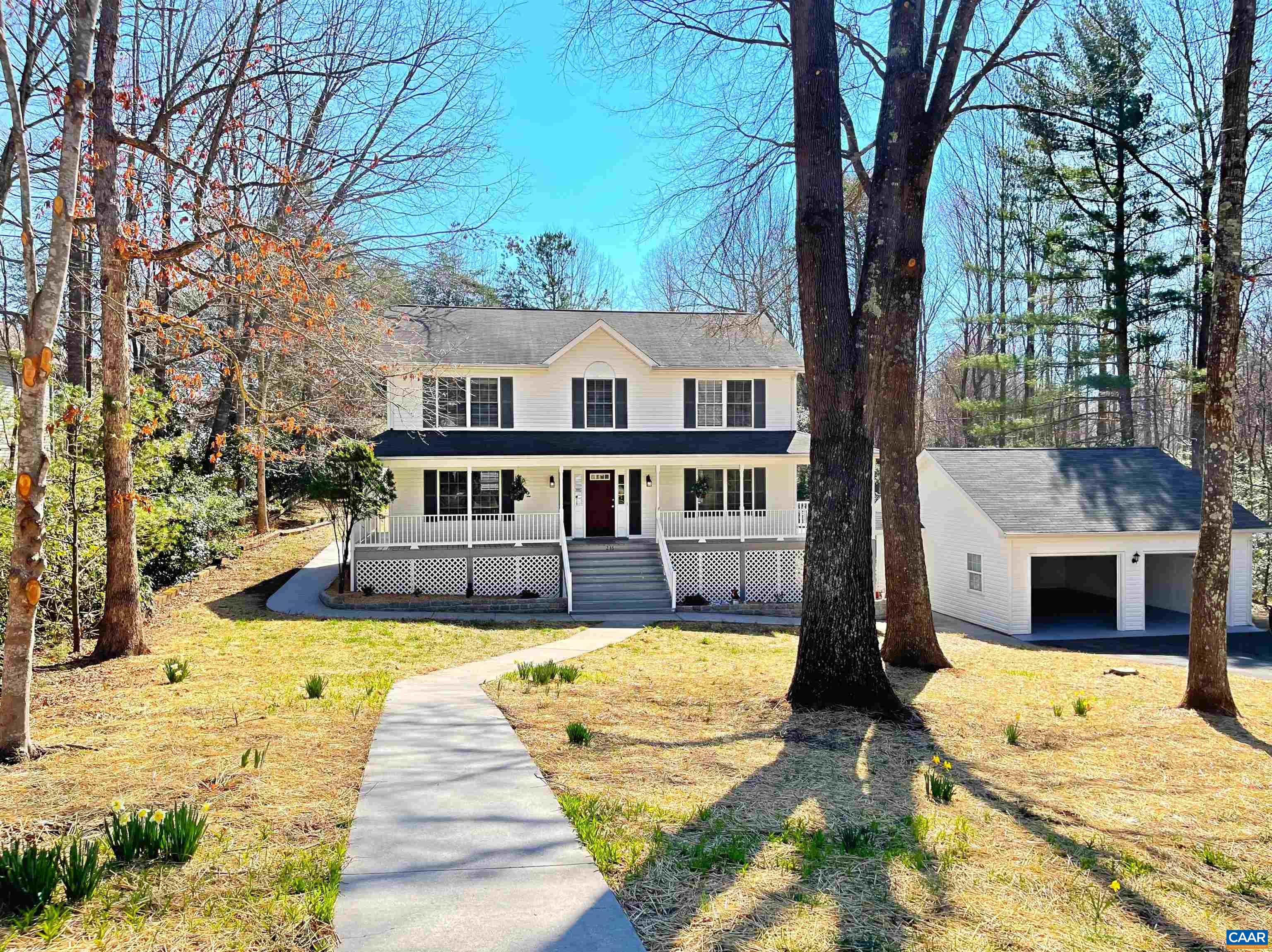 216 Rudolph Street Ruckersville, VA 22968 - Photo 2 of 39 a view of a house with swimming pool and sitting area