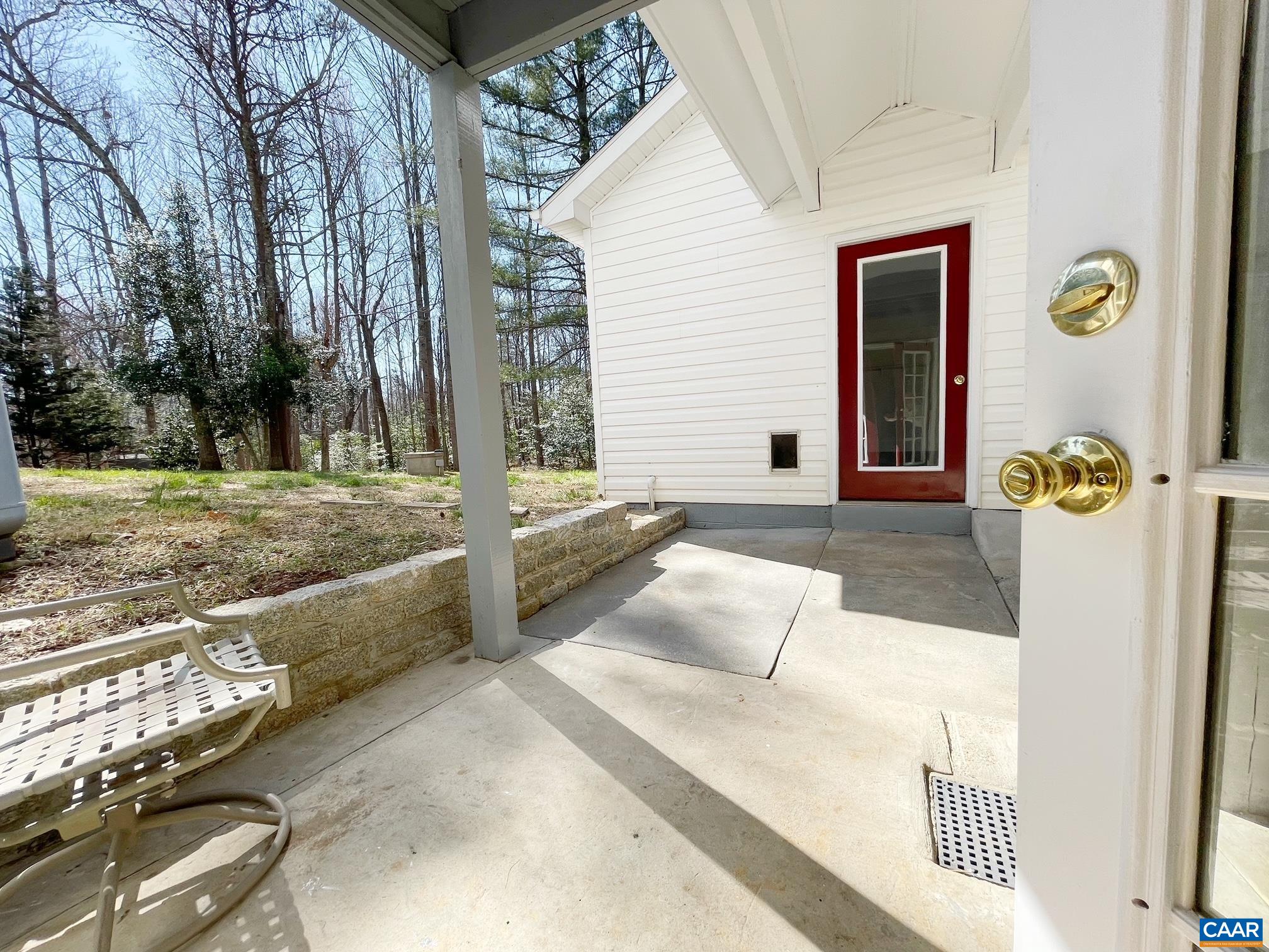 216 Rudolph Street Ruckersville, VA 22968 - Photo 32 of 39 a view of back yard of the house