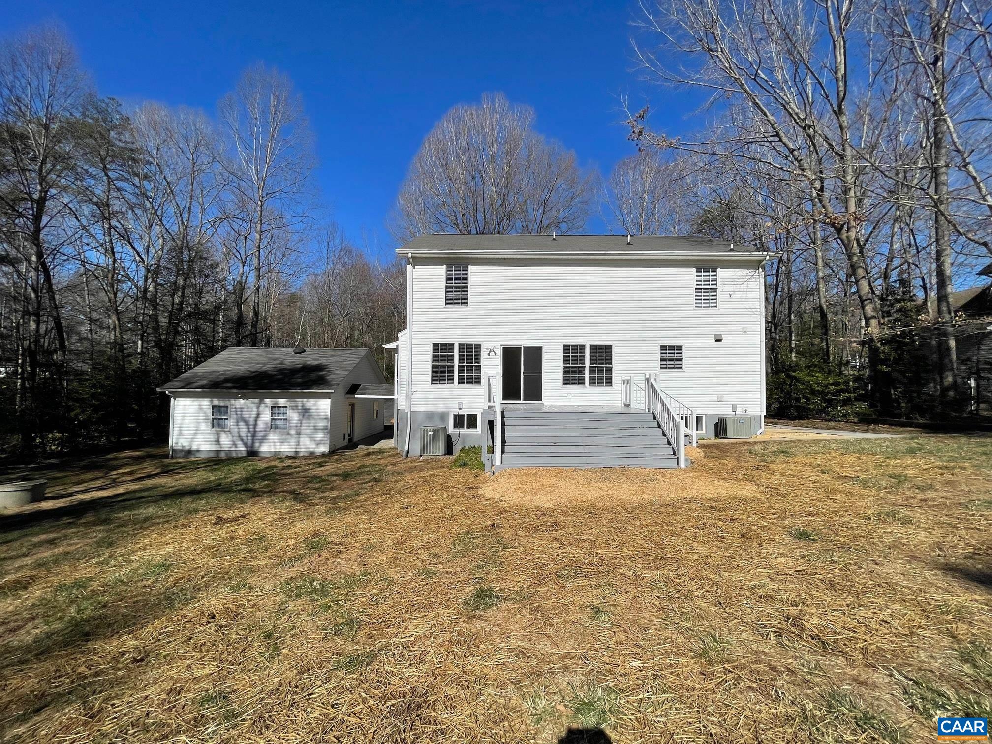 216 Rudolph Street Ruckersville, VA 22968 - Photo 38 of 39 a view of a house with a yard covered in snow
