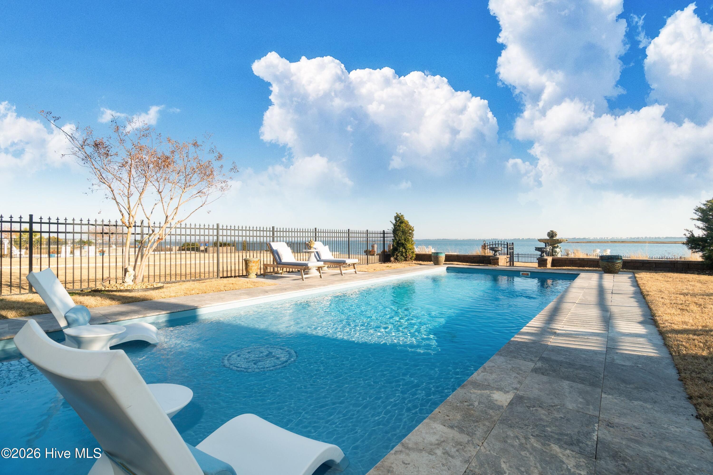 205 Back Street Newport, NC 28570 - Photo 20 of 101 Pool with ICW Views