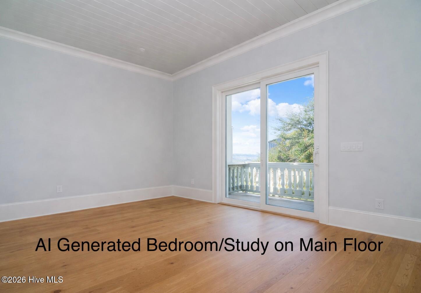 205 Back Street Newport, NC 28570 - Photo 33 of 101 AI Generated Bedroom/Study on Main Floor