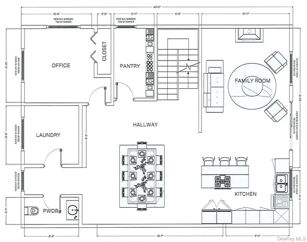 a black and white photo of a room