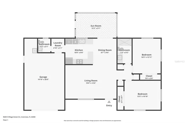 a view of a livingroom with a ceiling fan and window