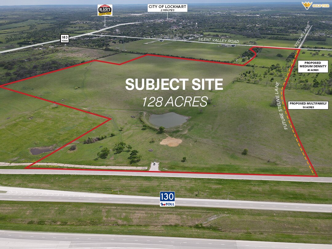 1107 Silent Valley Road Lockhart, TX 78644 - Photo 3 of 12 Site Plan. Illustrating the property boundaries and proposed land uses