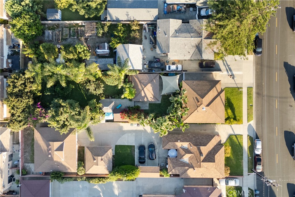 9253 Rose Street Bellflower, CA 90706 - Photo 34 of 36 an aerial view of a house with outdoor space
