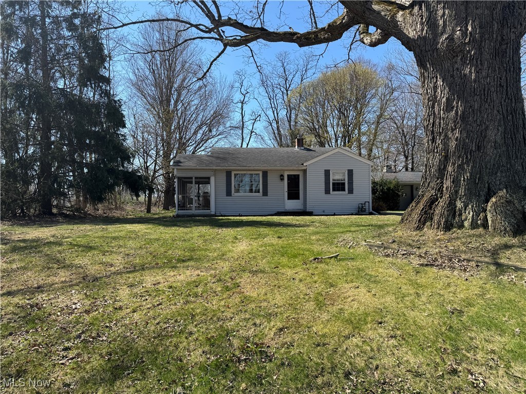 201 West Main Road Conneaut, OH 44030 - Photo 6 of 29 Ranch-style house with french doors and a front lawn