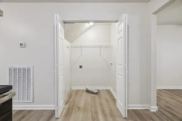 wooden floor in an empty room