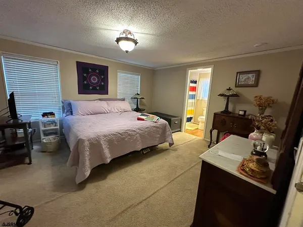 a bed room with a bed and a television