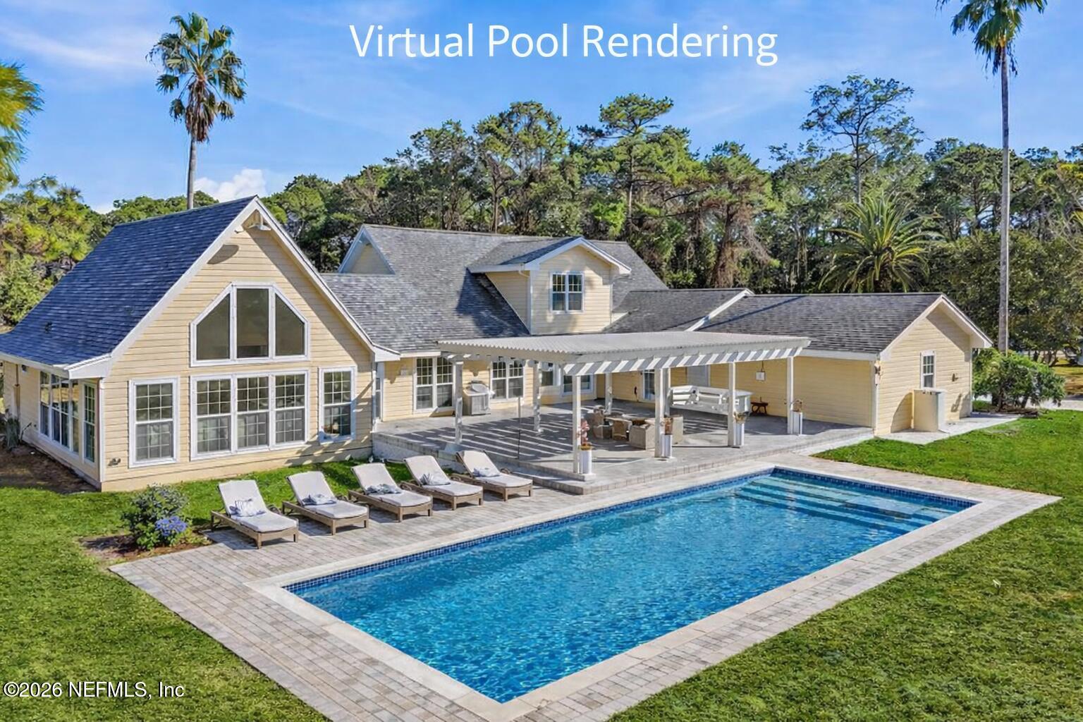 10604 Quail Ridge Drive Ponte Vedra, FL 32081 - Photo 59 of 75 Virtual Pool Rendering